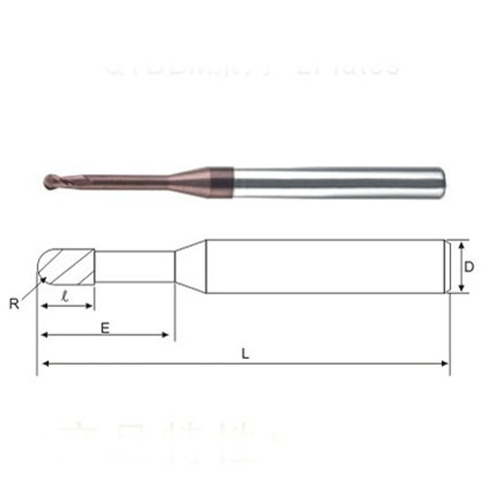 微小徑深溝球頭刀